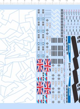 75693英国旗RBSL X-59MK2 ABRAMSX AGM-84-SLAM路线图TANK 2310