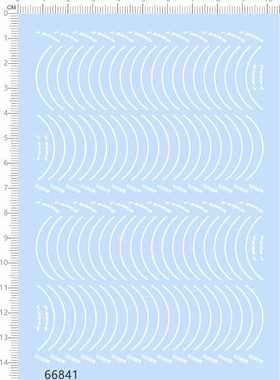 66841整版胶1/18 P ZERO PIRELLI耐力轮胎比例模型车剪纸水贴纸