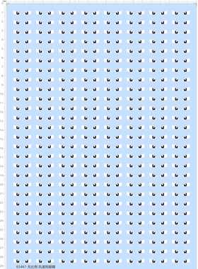 65461风速狗眼睛盲盒molly剪纸模型水贴纸定做订做定制水贴纸