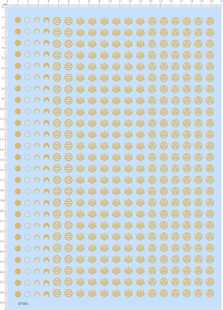 67563整版胶无比例自制的剑鞘花纹家徽比例模型人偶纹身水贴现货