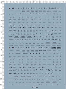 62793-A4404/5 MG CAUTION danger vp通用警告警示标识gd水贴现货