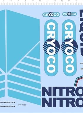 66308整版胶 1/72 cryoco liquid nitrogen los angeles卡车水贴
