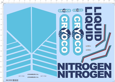 66308整版胶 1/72 cryoco liquid nitrogen los angeles卡车水贴