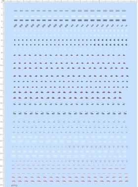 67712整版胶狗子眼睛Q版粘土人盲盒molly比例模型人偶眼睛水贴纸