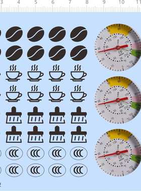 72676整版胶 标签 仪表盘 模型水贴