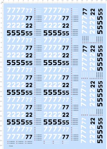 75546 bleed kaga shoemach 模型车贴 7 5 2 N.SHINJYO 2310