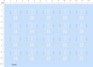 76581 051D型驱逐舰 整版水贴 舰号 甲板 船舶模型定制打印2312