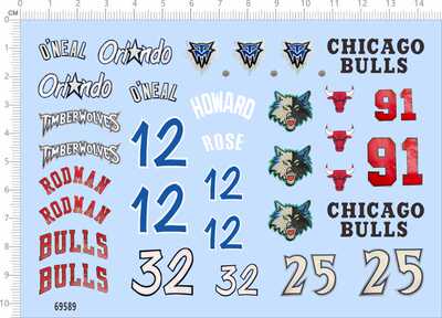69589 rodman chicago bulls crlondo howard rose吉米巴特勒1/12