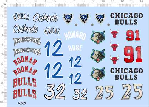 69589 rodman chicago bulls crlondo howard rose吉米巴特勒1/12