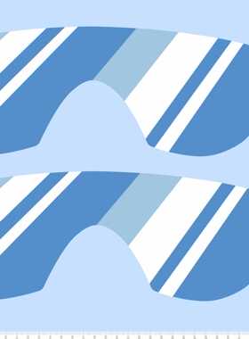 68865整版胶无比例潜水员眼镜潜水镜眼睛纸模模型水贴纸定做订做