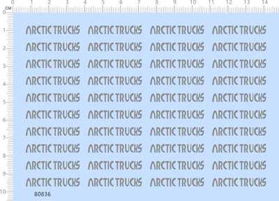 80836整版胶 1/43 ARCTIC TEUCKS LOOG  汽车模型 水贴