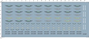 aston 油泥汽车阿斯顿马丁水贴 61997 martin A2918
