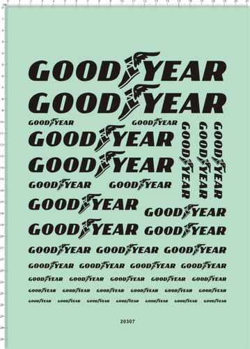 20307-B206 GOODYEAR GOOD YEAR固特异水贴纸不干胶PVC A4纸现货