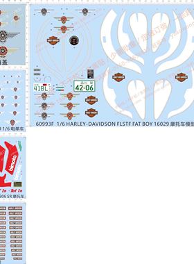 60993 police车模型星星BIMOTA TESI 1D 906 SR摩托车邮箱水贴纸