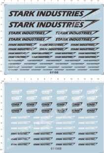 61198 IRONMAN StarkIndustries 钢铁侠斯塔克工业复仇者联盟贴
