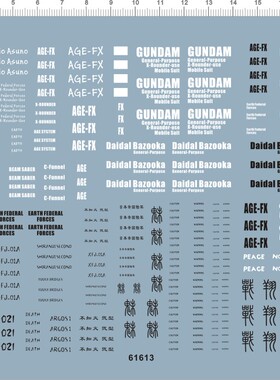 61613-8003 MG AGE-FX gd水贴111