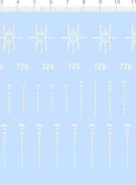 73935 整版胶 船舶模型水贴 1/350 旧金山号潜艇 PROJ 水线 现货