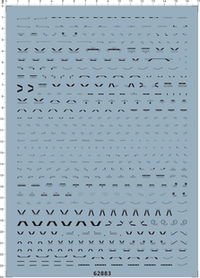 62883-B1306 PG V Gundam Ver.Ka V 卡版gd+武器 gd水贴纸2
