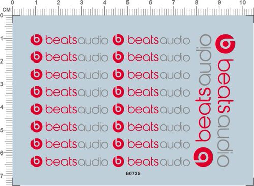 60735-A1012 beatsaudio 水贴