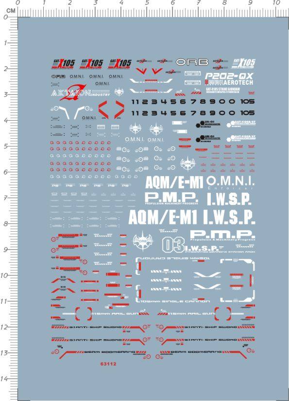 63112  HG strike 强袭突击 + IWSP 背包gd水贴 定做订做