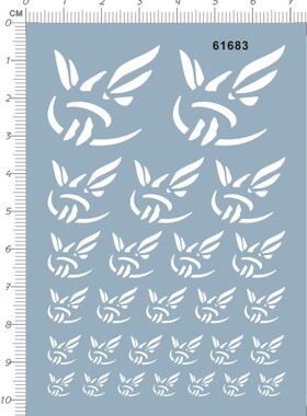 61683-A6018 整版胶 车队赞助商1/10 Gauloises 模型车水贴 现货