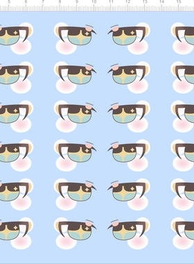 66183马卡龙蛋眼睛比例模型人偶眼睛水贴纸定做订做定制