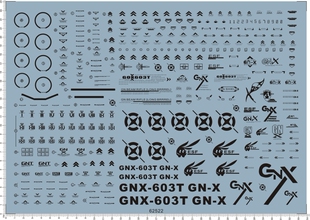 62522-B2102 PG GNX-603T GN-X 厄运式白虎星gd水贴2