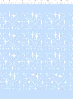 72642整版胶 白色星星 刀痕 伤疤 娃娃模型水贴盲盒