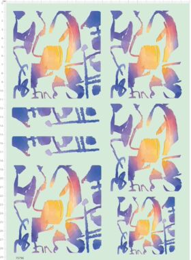 75796可撕膜不干胶渐变花纹整版水贴数码迷彩卡车模型水贴2310