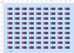76224整版水贴 徽章条袖章德国鹰二战手办娃娃定制打印现货