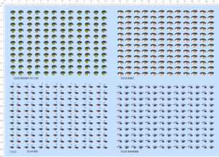 77655黑岩枪手死亡大师黑皮黑塞巴鬼崎綺羅羅手办眼睛水贴2402