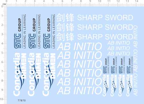 77870 STC GROUP CONCORDIA DAMEN AB INITIO SHARP SWORD 2402