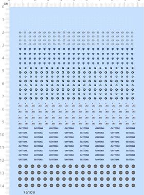 76109整版水贴 m3m4奥迪mazdaM4模型车水贴定制打印2311