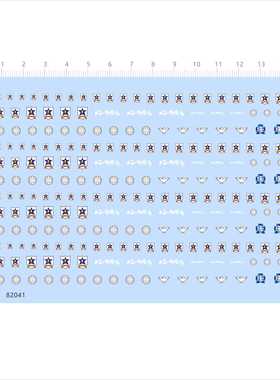 82041手办模型水贴桑德斯鸽子洗少女与战车可撕膜不干胶独立2404