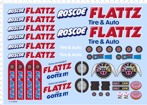 72497整版胶 ROSCOE FLATTZ HOLY COW 水贴