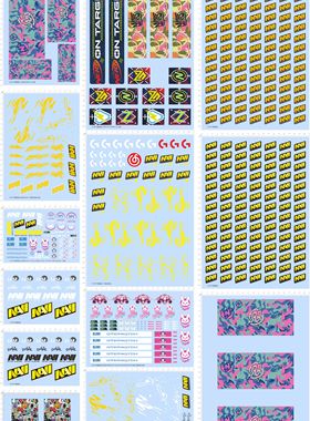 67297涂鸦NERF飞溅TARGET MEKA企鹅BLIZZARD贴DVA NAVI OVERWATCH