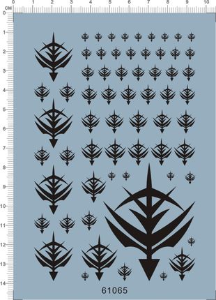 61065-3E06 吉翁自护吉恩zeon gd水贴111
