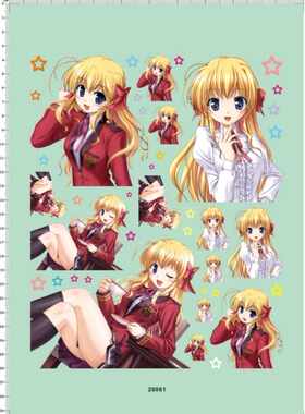20061-A40504 1/10 Fortune Arterial千堂瑛里华水贴不干胶现货