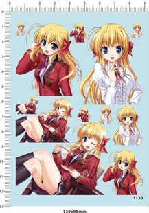 1133-  Fortune Arterial 千堂瑛里华 1:24 1:28 痛车去底贴现货