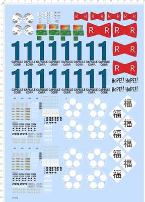 77915福RR JYKYS食玩水贴hope capsule corp熊猫眼睛纹身2402定制