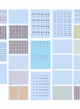 81580整版嘴巴molly盲盒DIMOO霍言五官SP娃娃眼睛水贴福大仁工匠