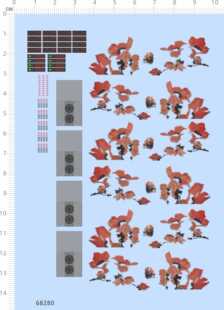 68280整版胶n比例广佛地铁站牌米棉花水贴火车动车高铁地铁水贴纸