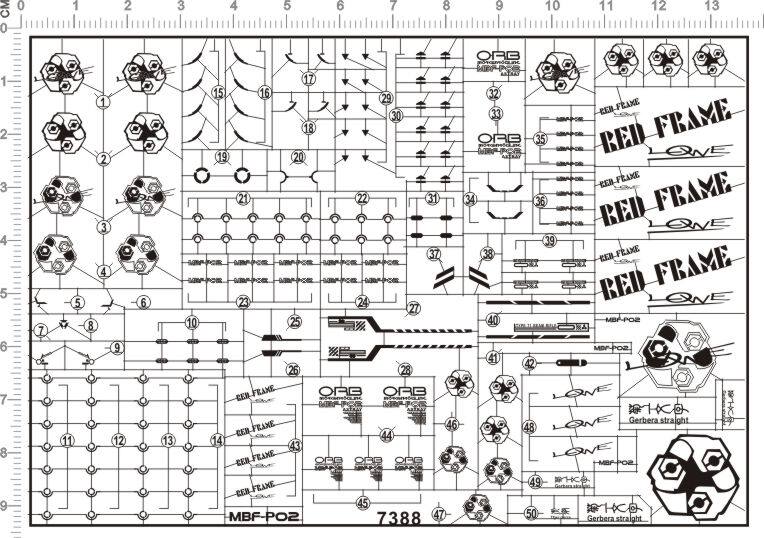 7388-@118  mg red frame 外传魂商店限定红异端迷惘gd金属贴纸1