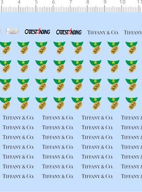 77370整版 千万两 outstanding 手办模型水贴定制打印2402