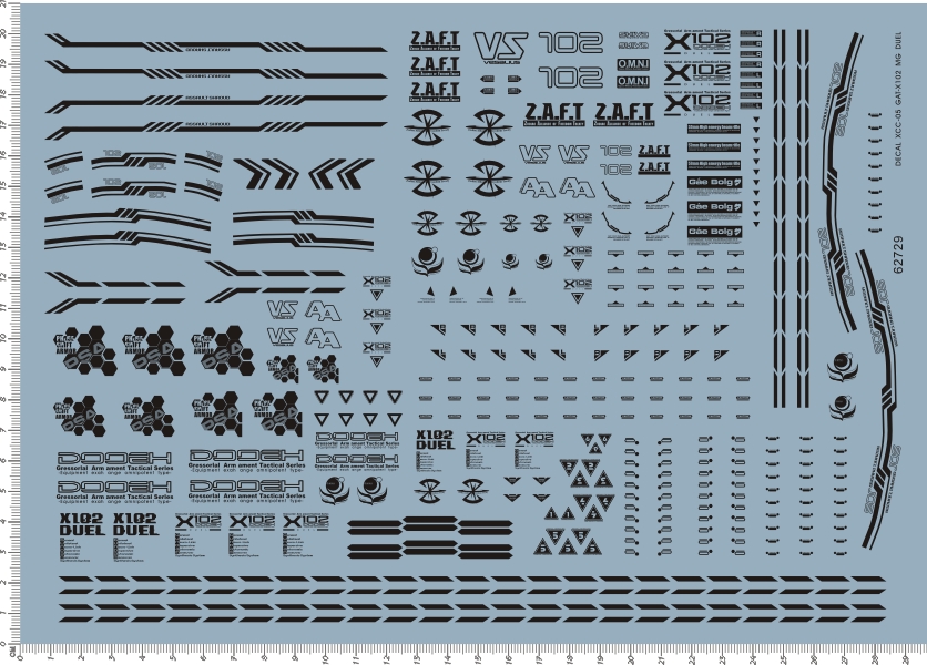 62729-B2301 PG Duel Gundam Assaultshroud全装备决斗gd水贴111