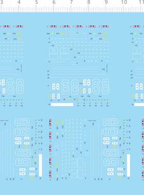 69450整版胶1/2000F-18 E2C美国军舰甲板尼米兹号航空母舰Nimitz