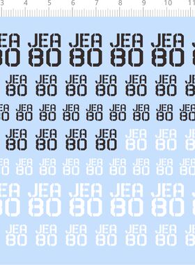 76997凯撒 JEA 80 整版 无比例 手办模型水贴 定制打印2401