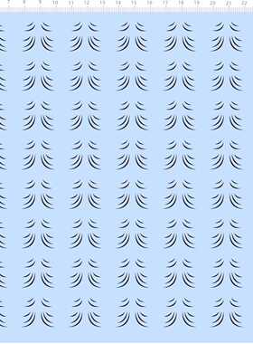 68960整版胶无比例狐狸面具眉毛胡须水贴盲盒模型水贴纸娃娃现货