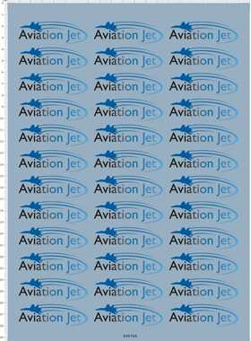 64818A-A5017 aviation jet water decal custom made 水贴