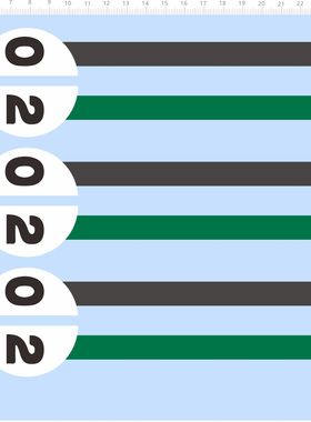 71476整版胶 02 黑绿线条拉花第四版 模型水贴